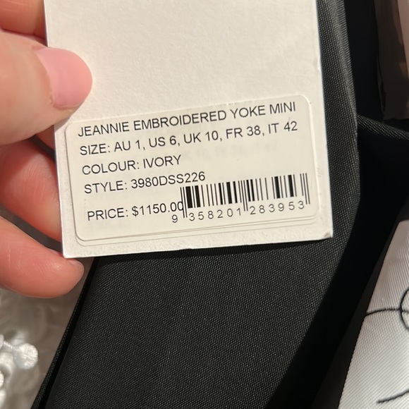 Zimmermann - Jeannie Embroidered Yoke Mini Dress - Picture 9 of 9